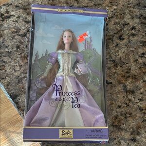 Barbie Collector Edition Princess and the Pea --in Purple and Cream Gown